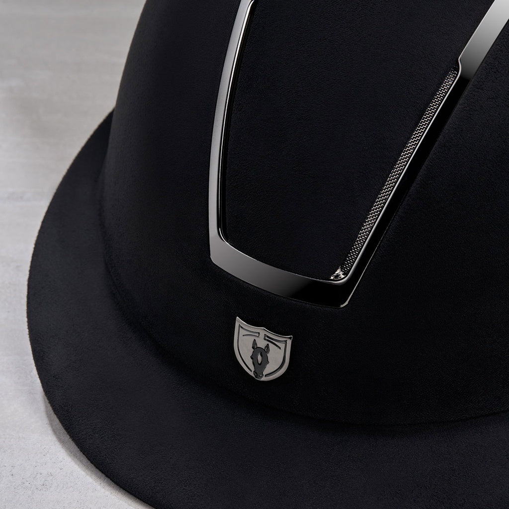 Tipperary Windsor MIPS® Helmet Ultra Suede Black Chrome Wide Brim