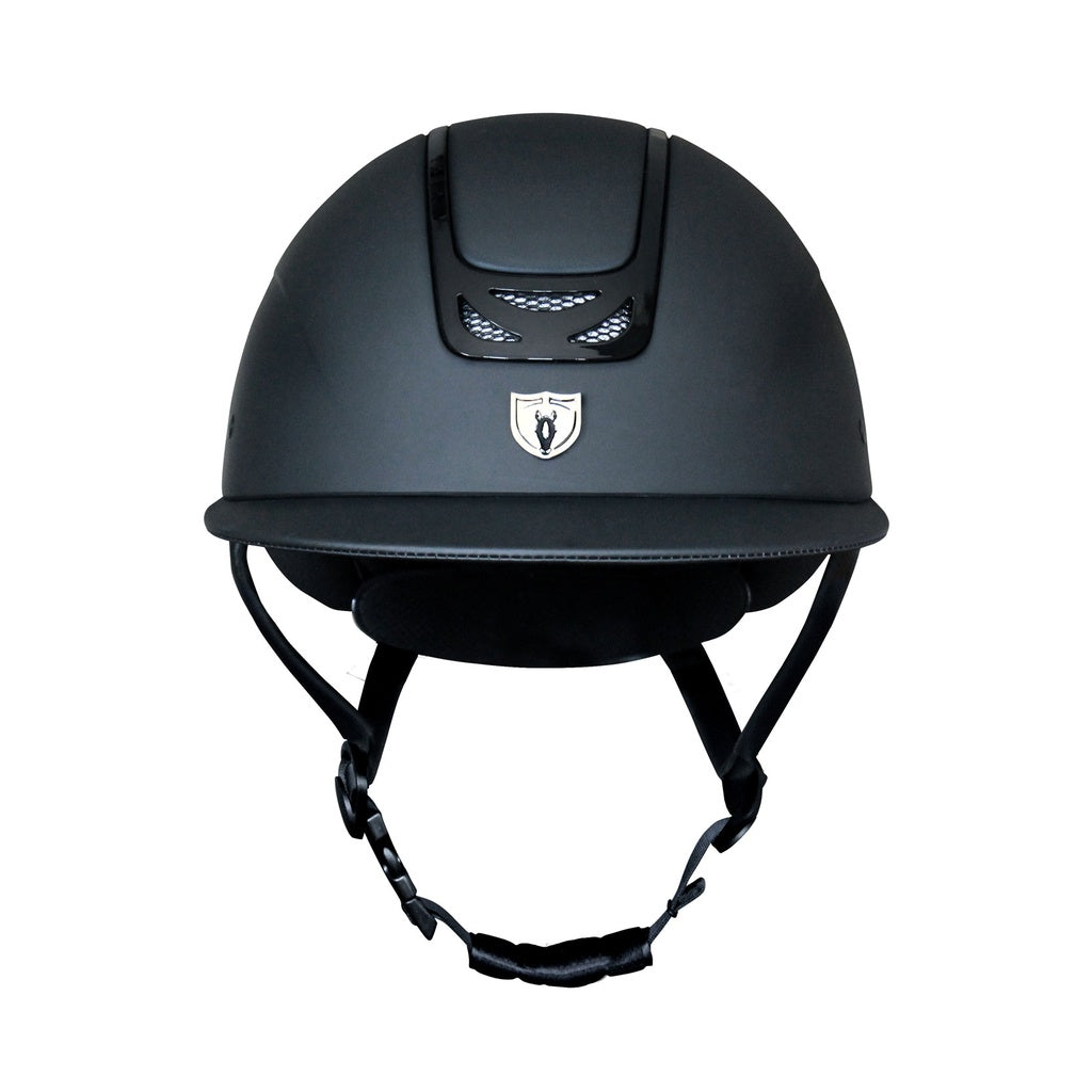 Tipperary Royal Helmet Matte Black Black Gloss-Traditional Brim