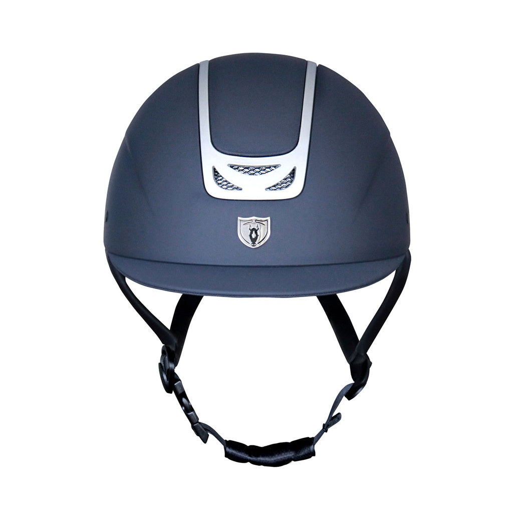 Tipperary Royal Helmet Matte Navy Brushed Chrome