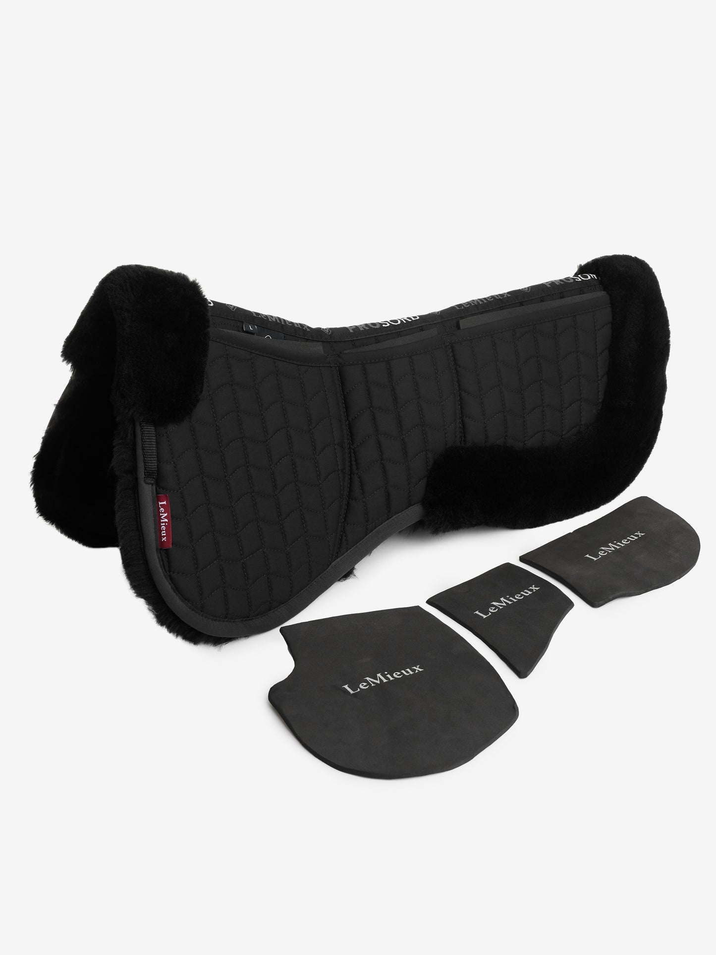 Merino+ ProSorb 3 Pocket Half Pad Black/Black Large