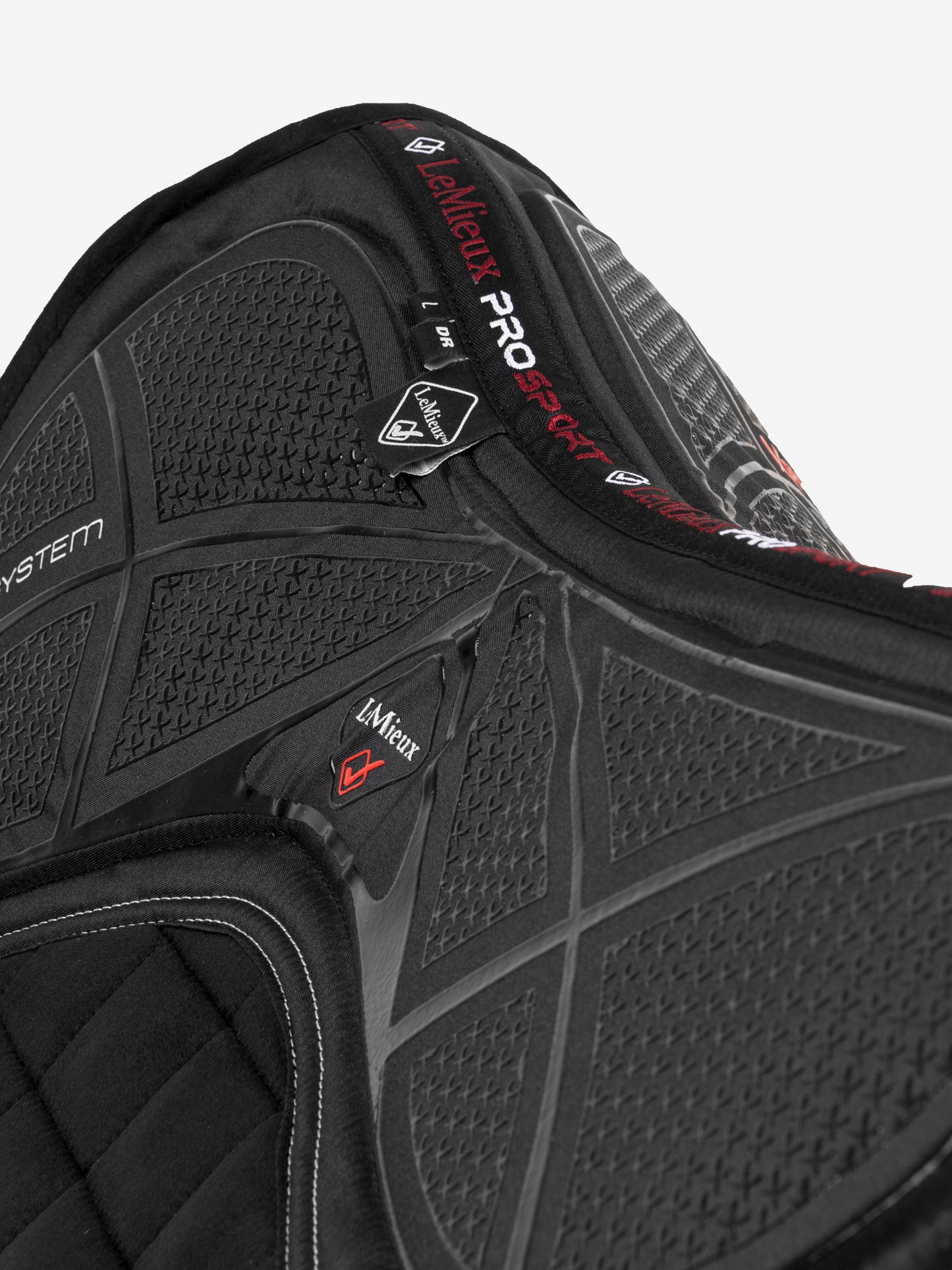 X-Grip Silicone Dressage Square Black Large