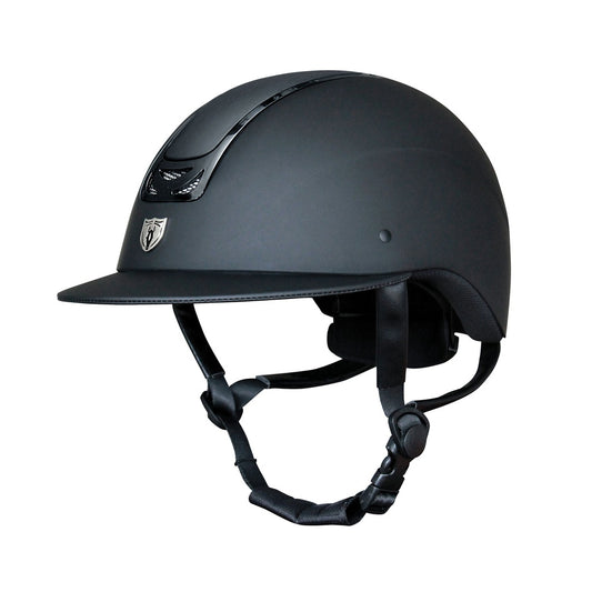 Tipperary Royal Helmet Matte Black Black Gloss-Traditional Brim