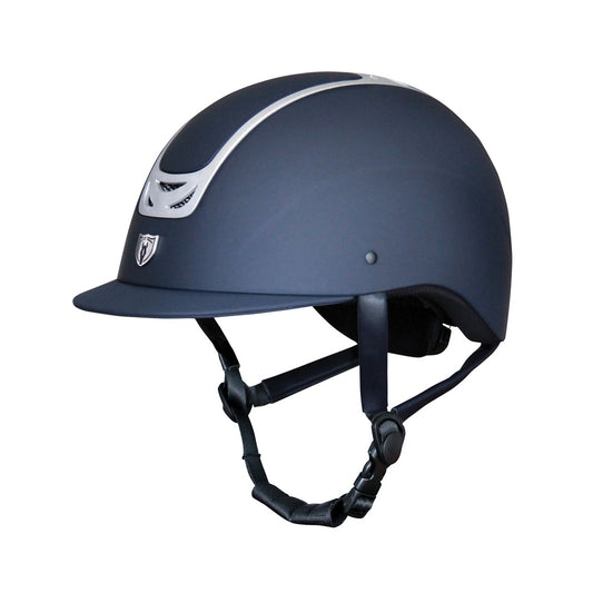 Tipperary Royal Helmet Matte Navy Brushed Chrome