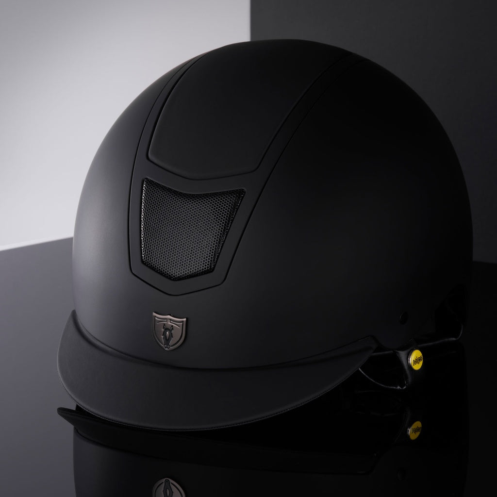 Tipperary Devon MIPS® Helmet Ultra Matte Black-HT Traditional Brim
