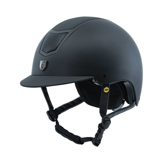 Tipperary Devon MIPS® Helmet Ultra Matte Black-HT Traditional Brim
