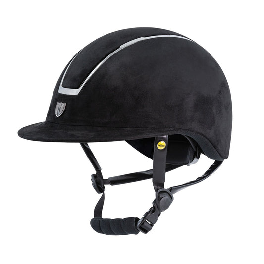 Tipperary Windsor MIPS® Helmet Ultra Suede Black Chrome Wide Brim
