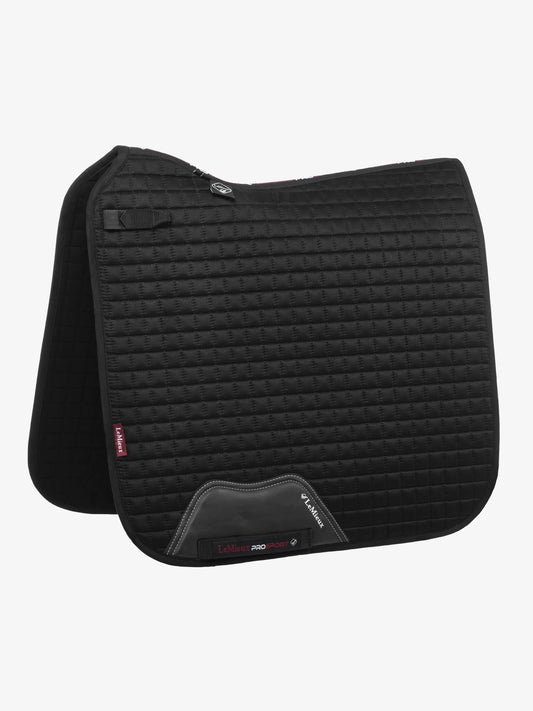 Suede Dressage Square Black Large