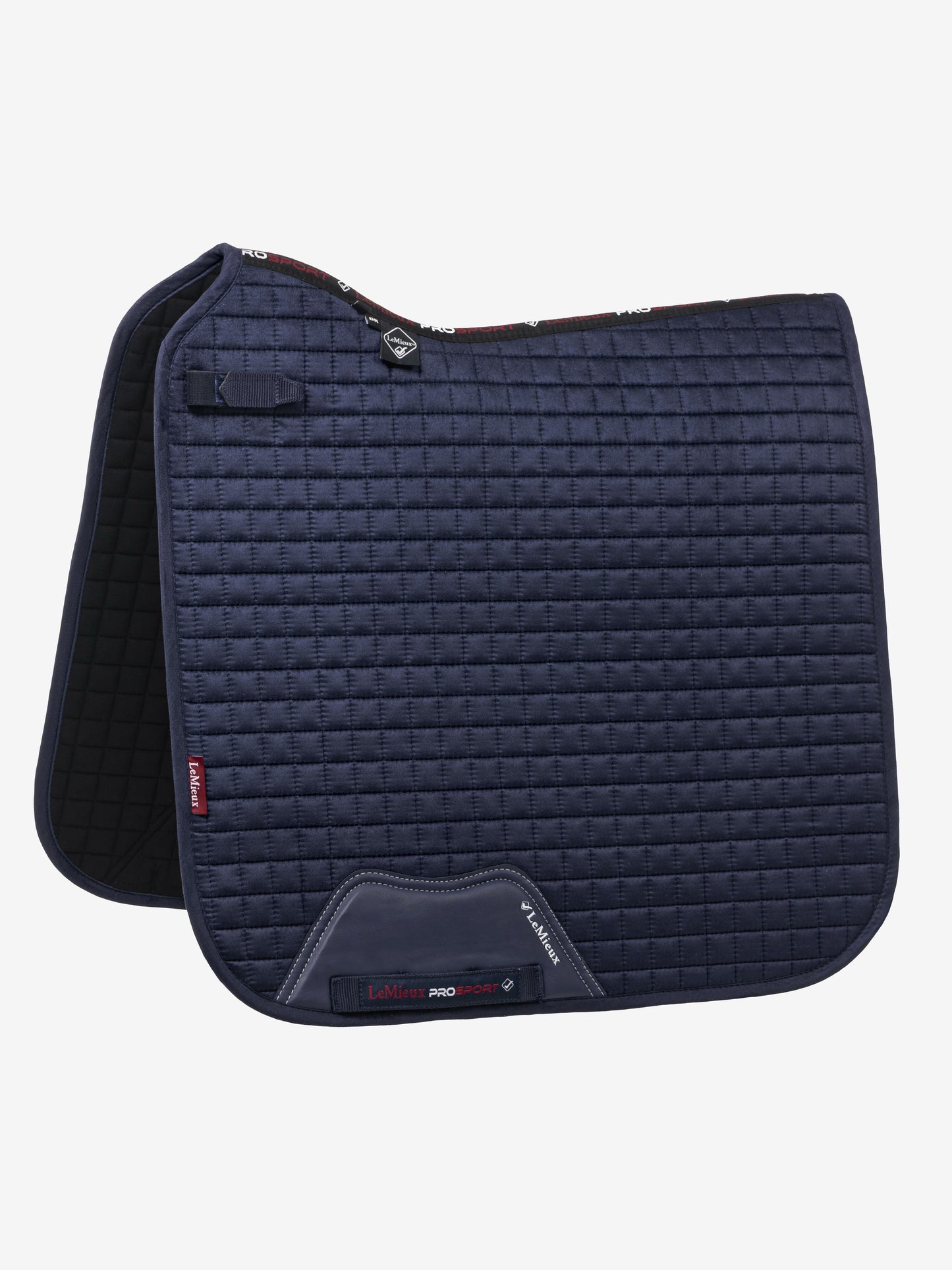 Suede Dressage Square Navy Large