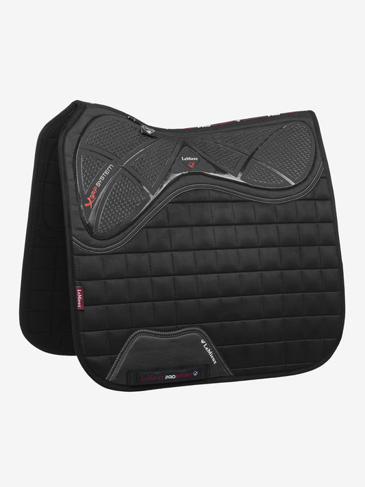 X-Grip Silicone Dressage Square Black Large